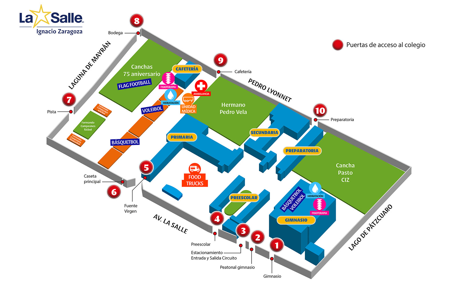 Mapa del Colegio Ignacio Zaragoza